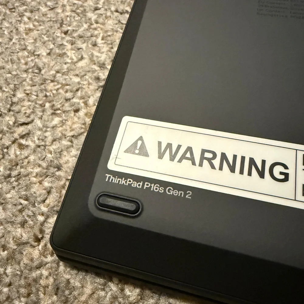 Lenovo Black Business-Class Laptop with ThinkPad Features